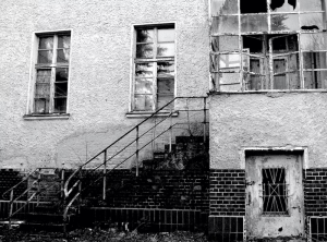 an abandoned home
