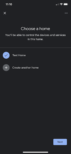 Aplikacja Google Home Wybierz ekran główny