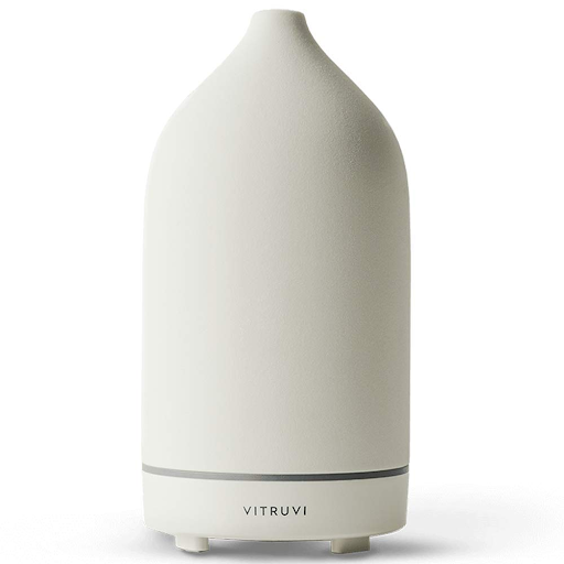 a porcelain electronic diffuser from Vitruvi