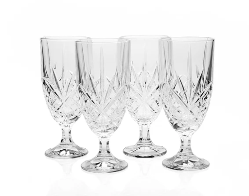 four 16oz. Dublin crystal glass from Birch Lane