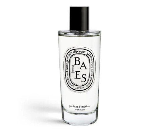 the best selling Baies room spray from Diptyque