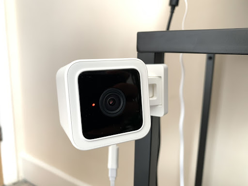 Wyze Cam V3 mounted to metal surfaces