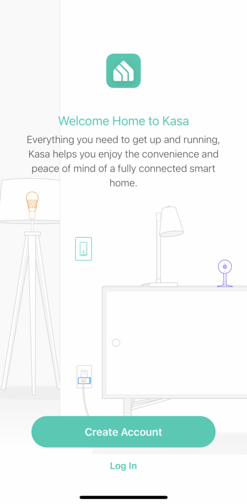 Kama app login page