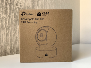 The Kasa Spot Pan Tilt packaging