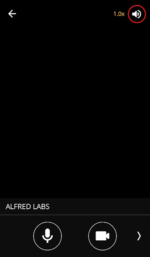 alfredcamera live stream screen