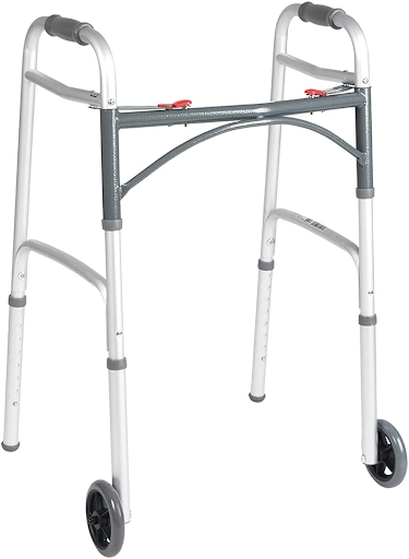 Drive Medical Walker with wheels.