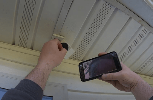 install outdoor camera - step 7